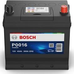 BOSCH 0 092 P00 160 - Стартерная аккумуляторная батарея, АКБ autospares.lv