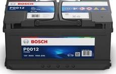 BOSCH 0 092 P00 120 - Стартерная аккумуляторная батарея, АКБ autospares.lv