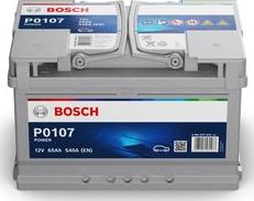 BOSCH 0 092 P01 070 - Стартерная аккумуляторная батарея, АКБ autospares.lv