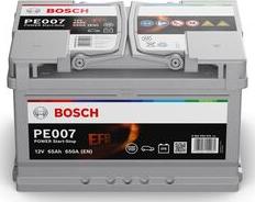 BOSCH 0 092 PE0 070 - Стартерная аккумуляторная батарея, АКБ autospares.lv