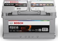 BOSCH 0 092 PE0 100 - Стартерная аккумуляторная батарея, АКБ autospares.lv