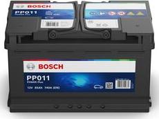 BOSCH 0 092 PP0 110 - Стартерная аккумуляторная батарея, АКБ autospares.lv