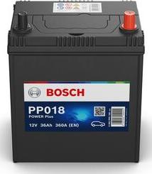 BOSCH 0 092 PP0 180 - Стартерная аккумуляторная батарея, АКБ autospares.lv