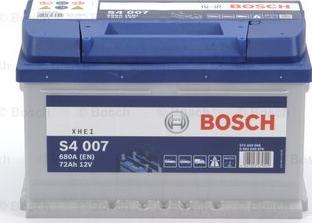 BOSCH 0 092 S40 070 - Стартерная аккумуляторная батарея, АКБ autospares.lv