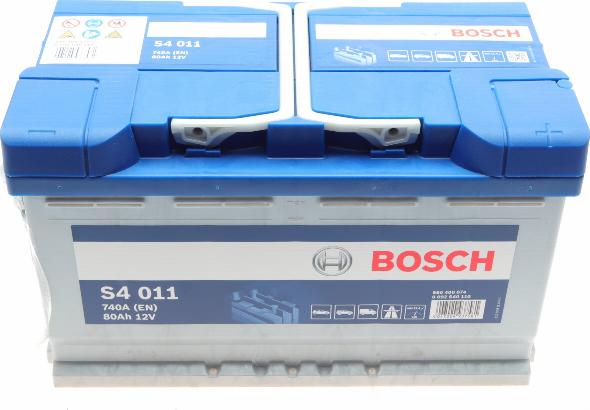 BOSCH 0 092 S40 110 - Стартерная аккумуляторная батарея, АКБ autospares.lv