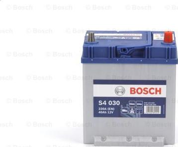 BOSCH 0 092 S40 300 - Стартерная аккумуляторная батарея, АКБ autospares.lv