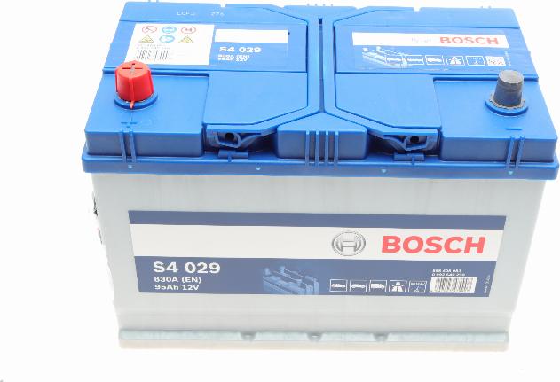 BOSCH 0 092 S40 290 - Стартерная аккумуляторная батарея, АКБ autospares.lv