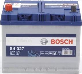 BOSCH 0 092 S40 270 - Стартерная аккумуляторная батарея, АКБ autospares.lv