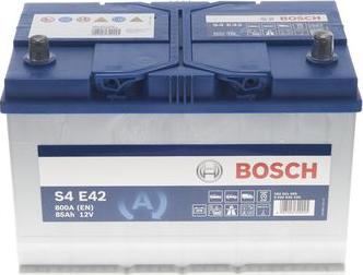 BOSCH 0 092 S4E 420 - Стартерная аккумуляторная батарея, АКБ autospares.lv