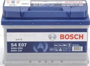 BOSCH 0 092 S4E 070 - Стартерная аккумуляторная батарея, АКБ autospares.lv