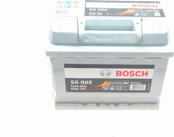 BOSCH 0 092 S50 050 - Стартерная аккумуляторная батарея, АКБ autospares.lv