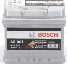 BOSCH 0 092 S50 010 - Стартерная аккумуляторная батарея, АКБ autospares.lv