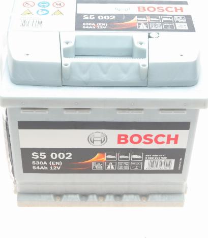 BOSCH 0 092 S50 020 - Стартерная аккумуляторная батарея, АКБ autospares.lv