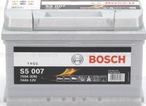 BOSCH 0 092 S50 070 - Стартерная аккумуляторная батарея, АКБ autospares.lv