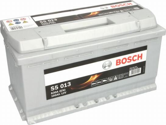 BOSCH S5013 - Стартерная аккумуляторная батарея, АКБ autospares.lv