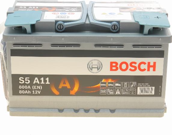 BOSCH 0 092 S5A 110 - Стартерная аккумуляторная батарея, АКБ autospares.lv