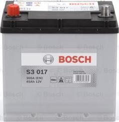 BOSCH 0 092 S30 170 - Стартерная аккумуляторная батарея, АКБ autospares.lv