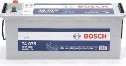 BOSCH 0 092 T40 750 - Стартерная аккумуляторная батарея, АКБ autospares.lv