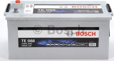 BOSCH 0 092 TE0 888 - Стартерная аккумуляторная батарея, АКБ autospares.lv