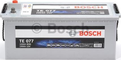 BOSCH 0 092 TE0 777 - Стартерная аккумуляторная батарея, АКБ autospares.lv