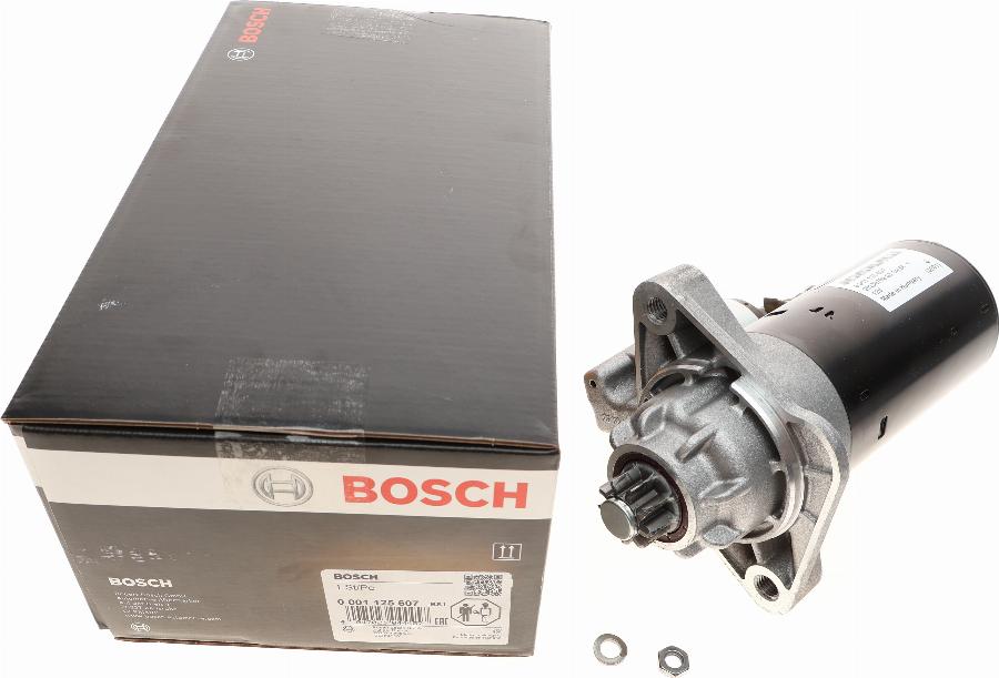 BOSCH 0 001 125 607 - Стартер autospares.lv