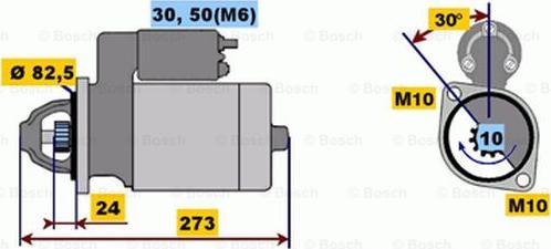 BOSCH 0 001 218 138 - Стартер autospares.lv