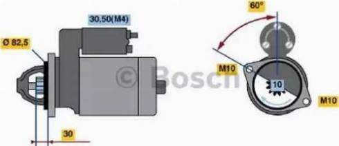 BOSCH 0001218710 - Стартер autospares.lv