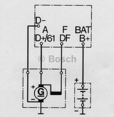 BOSCH 0 190 350 049 - Регулятор напряжения, генератор autospares.lv