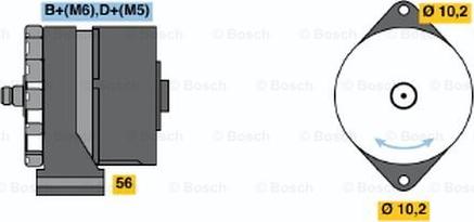 BOSCH 0 120 469 923 - Генератор autospares.lv