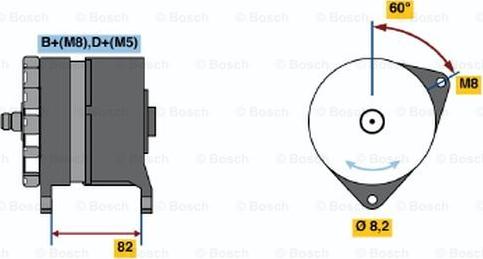 BOSCH 0 120 469 559 - Генератор autospares.lv