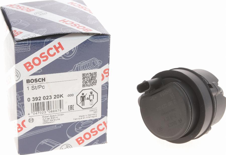 BOSCH 0 392 023 20K - Дополнительный водяной насос autospares.lv