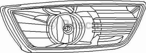 BOSCH 0 305 081 003 - Противотуманная фара autospares.lv