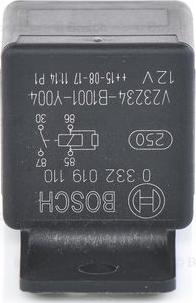 BOSCH 0 332 019 110 - Реле, топливный насос autospares.lv