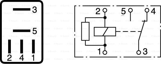 BOSCH 0 332 201 107 - Реле, система накаливания autospares.lv