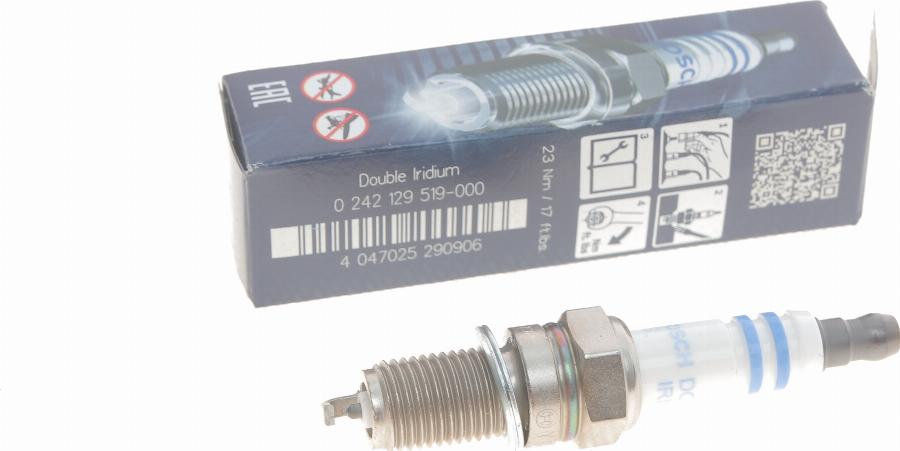 BOSCH 0 242 129 519 - Свеча зажигания autospares.lv