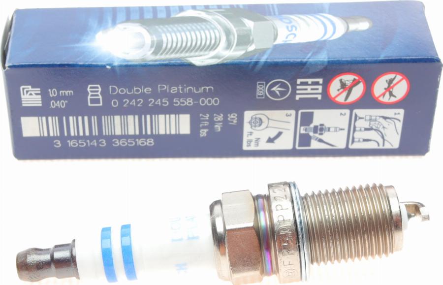 BOSCH 0 242 245 558 - Свеча зажигания autospares.lv