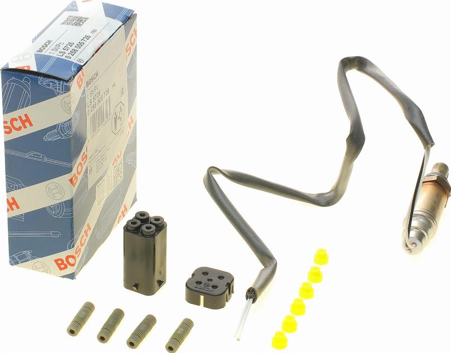 BOSCH 0 258 005 726 - Лямбда-зонд, датчик кислорода autospares.lv