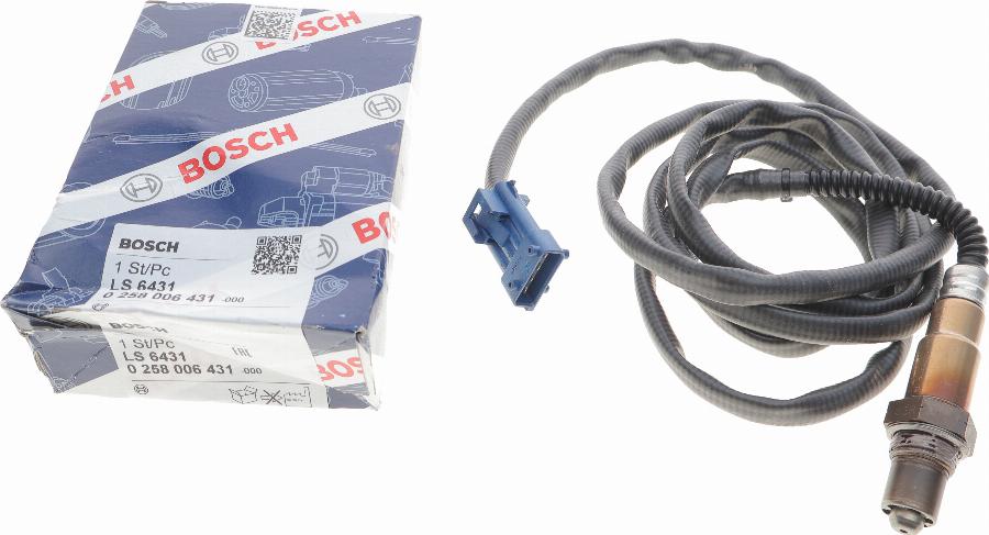 BOSCH 0 258 006 431 - Лямбда-зонд, датчик кислорода autospares.lv