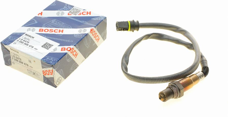 BOSCH 0 258 006 475 - Лямбда-зонд, датчик кислорода autospares.lv