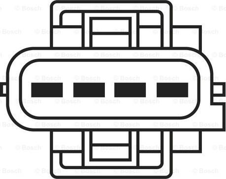 BOSCH 0 258 003 717 - Лямбда-зонд, датчик кислорода autospares.lv