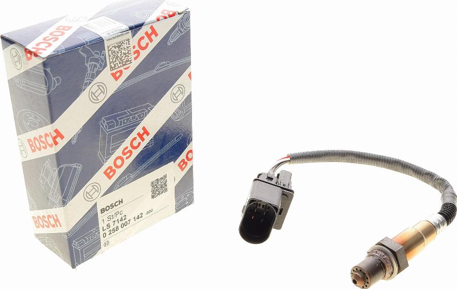 BOSCH 0 258 007 142 - Лямбда-зонд, датчик кислорода autospares.lv