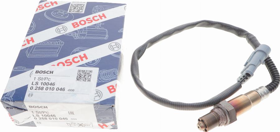 BOSCH 0 258 010 046 - Лямбда-зонд, датчик кислорода autospares.lv