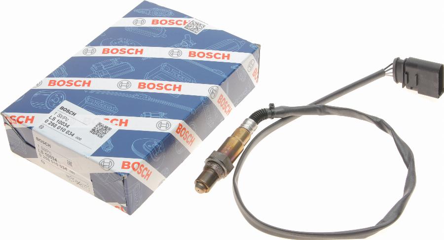 BOSCH 0 258 010 034 - Лямбда-зонд, датчик кислорода autospares.lv