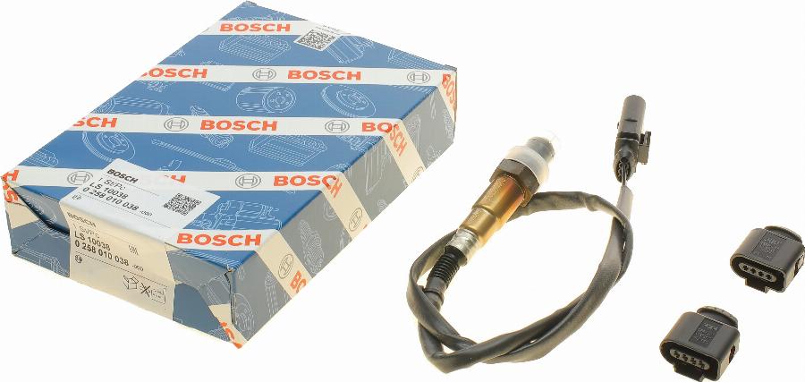 BOSCH 0 258 010 038 - Лямбда-зонд, датчик кислорода autospares.lv