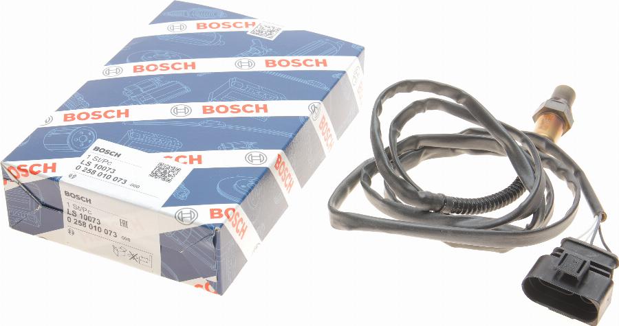 BOSCH 0 258 010 073 - Лямбда-зонд, датчик кислорода autospares.lv