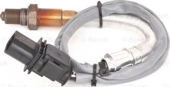 BOSCH 0 258 017 100 - Лямбда-зонд, датчик кислорода autospares.lv