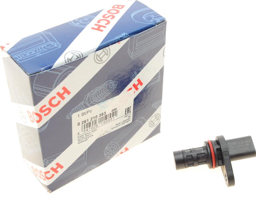 BOSCH 0 261 210 383 - Датчик импульсов, коленвал autospares.lv