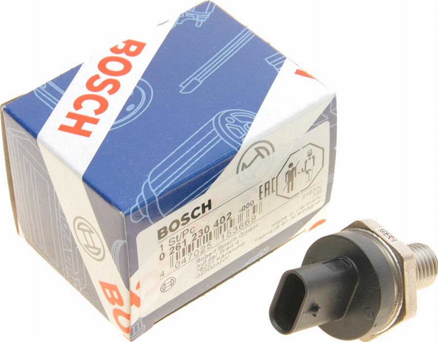 BOSCH 0 261 230 402 - Датчик, температуры / давления масла autospares.lv