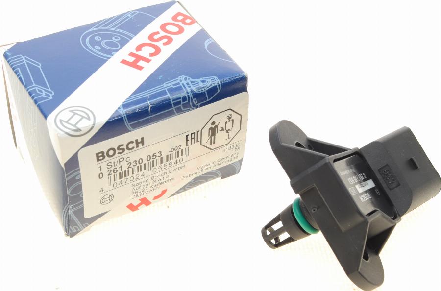 BOSCH 0 261 230 053 - Датчик давления, усилитель тормозной системы autospares.lv