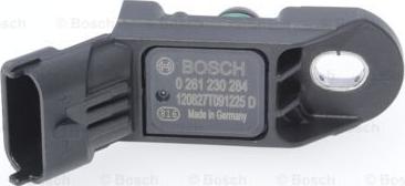 BOSCH 0 261 230 284 - Датчик, давление наддува autospares.lv